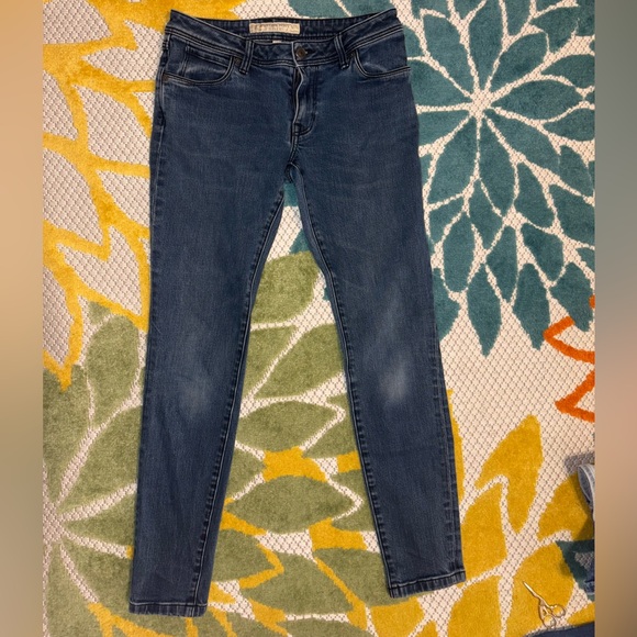 Burberry Brit Skinny Jeans Mid-Rise Dark Wash Women’s 27 - Picture 1 of 12